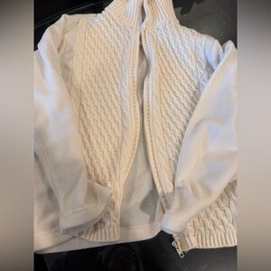 Wrangler Women's Cream Cardigan Sweater